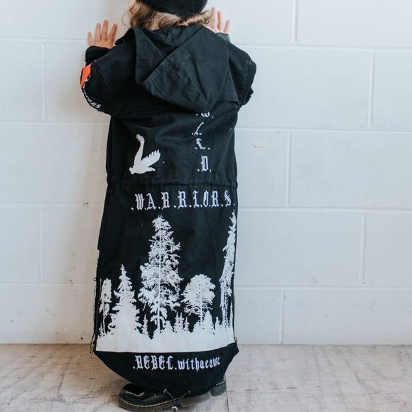 Unisex Kids Trench Coat sz4 - Picture 2 of 10